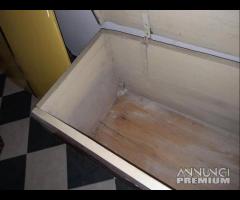Cassapanca In Legno Conservata In Buono Stato - 6