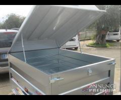 Rimorchio Cresci H4 750/600 Kg cm142x111x80H con f - 8
