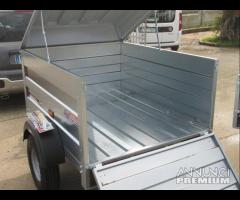 Rimorchio Cresci H4 750/600 Kg cm142x111x80H con f - 9