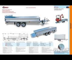 Rimorchi Trasp Cose Veicoli con Ramp Cresci PT25 - 22