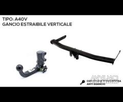 Gancio traino a scomparsa totale per ford focus sw