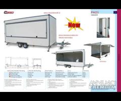 Rimorchio Furgonato uso negozio/cose Cresci FM25