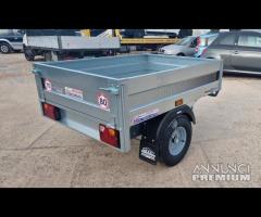 Rimorchio Cresci B3 450 Kg cm142x111x34H con freni - 8