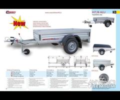 Rimorchio 750 Kg Cresci Rimorchi H7b Alu 201x112x3