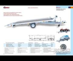 Rimorchi trasp cose veicoli con rampe Cresci PA15 - 30