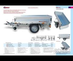 Rimorchio Cresci RB10 Ribaltabile idraulico manual