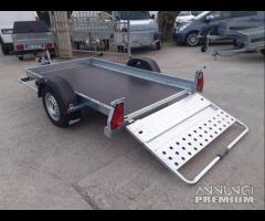 Rimorchio Pianale con sponde Cresci PT6 450/750Kg - 11