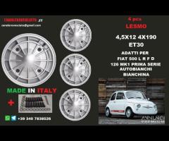Cerchi Campagnolo Lesmo 4,5x 12 fiat 500 l f r