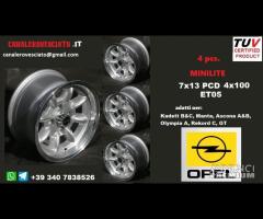 Minilite 7x 13 4x100 ET05 OPEL