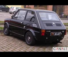 Cerchi grifo 4,5x 12 4x98 neri bianchi fiat 126 - 7