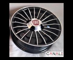 Cerchi grifo 4,5x 12 4x98 neri bianchi fiat 126 - 9