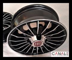 Cerchi grifo 4,5x 12 4x98 neri bianchi fiat 126 - 15