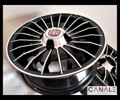 Cerchi grifo 4,5x 12 4x98 neri bianchi fiat 126 - 20