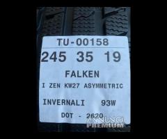 4 PNEUMATICI 245/35 R19 FALKEN INVERNALI SEMINUOVE - 9