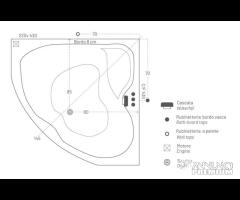 VASCA 140X140 SOLARIA INCASSO STHATUS