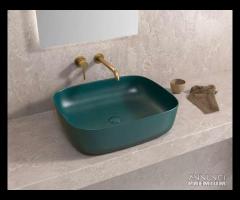 Lavabo da appoggio Verde Opaco Art. LT.2143-MBG Ka