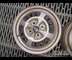 2 Cerchi In Ferro Da 13" Per Autobianchi A112