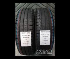 2 GOMME 215 75 16C MICHELIN A494