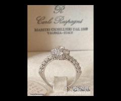 ANELLO ORO 18kt. CON DIAMANTI NATURALI BRILLANTI
