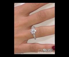 ANELLO ORO 18kt. CON DIAMANTI NATURALI BRILLANTI - 7