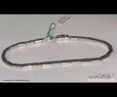 BRACCIALE TENNIS IN ORO 18kt. ALTERNATO DIAMANTI