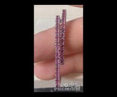 BRACCIALE ORO 18kt. CON RUBINI NATURALI PINKISH