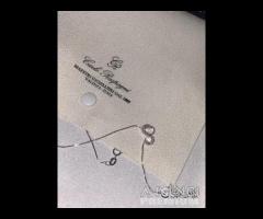 COLLANA LETTERA S IN ORO 18kt. E DIAMANTI