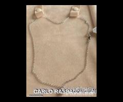 COLLANA PUNTOLUCE ORO 18 kt. CON DIAMANTE NATURALE