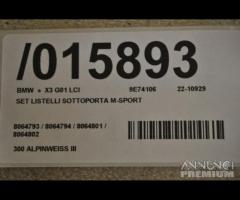 bmw x3 g01 set listelli sottoporta m-sport |15893 - 11