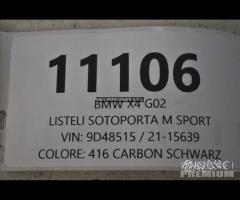 Bmw x4 g02 set listelli sottoporta m-sport | 11106