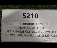 Bmw 3' g20 set maniglie con accesso comfort | 5210 - 6