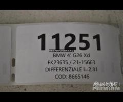 Bmw 4 g26 xd differenziale post i=2.81 | 11251 - 7