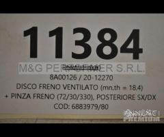 Bmw serie 3 g20 set completo pinze+dischi | 11383 - 14