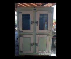 Frigorifero vintage verde acqua a 4 porte