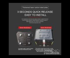 Kit bauletto alluminio piastra schienale borsa box - 21