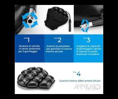 Cuscino d'aria sella moto scooter antidolore - 17