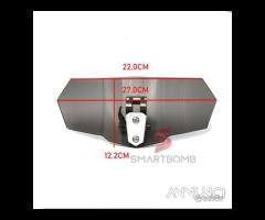 Deflettore paravento spoiler regolabile moto unive - 10