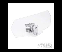 Deflettore paravento spoiler regolabile moto unive