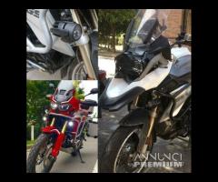 2 Fari moto led ducati bmw yamaha honda cablaggio - 11