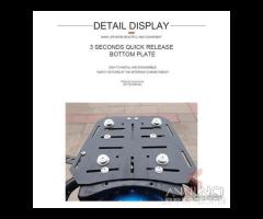 Kit bauletto alluminio piastra schienale borsa box - 10