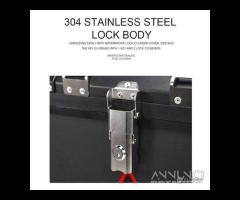 Kit bauletto alluminio piastra schienale borsa box - 12