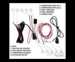 Kit cablaggi fendinebbia interuttori vari modelli - 10