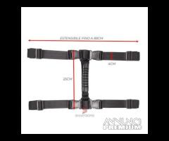 Cinghie fissaggio borse bauletti moto posteriori - 13