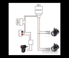 Cablaggio collegamento fari aggiuntivi moto 3mod - 6