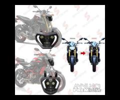 Faro led yamaha fz07 mt-07 fz-09 mt-09 OMOLOGATI