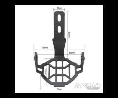 Griglie di protezione faretti fari moto led motoci - 7