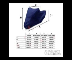 Coprimoto resistente pioggia sole calore 6 misure - 9