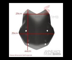 Paravento cupolino nero trasparent R1200gs r1250gs - 7