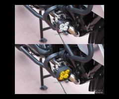 2 fari moto aggiuntivi 70w+cablaggio smart+staffe - 12