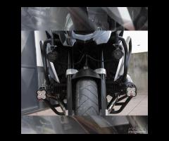 2 fari moto aggiuntivi 70w+cablaggio smart+staffe - 13